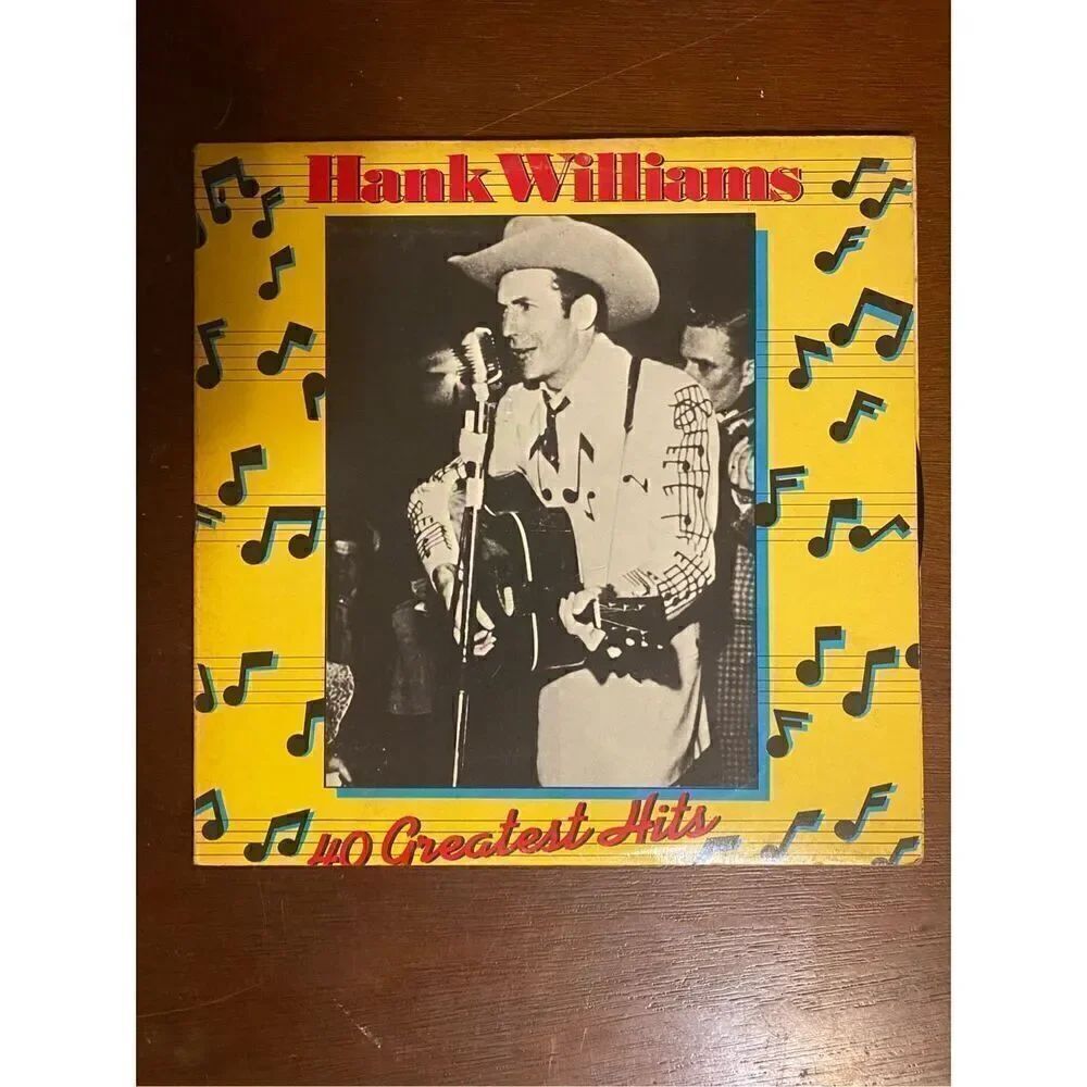Vintage Hank Williams vinyl